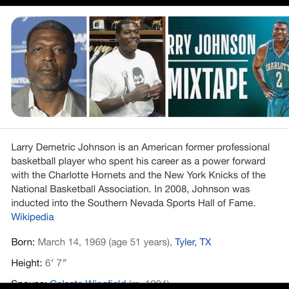 Rare 90s NBA Larry Johnson Autographed Jersey NWT - Picture 15 of 16